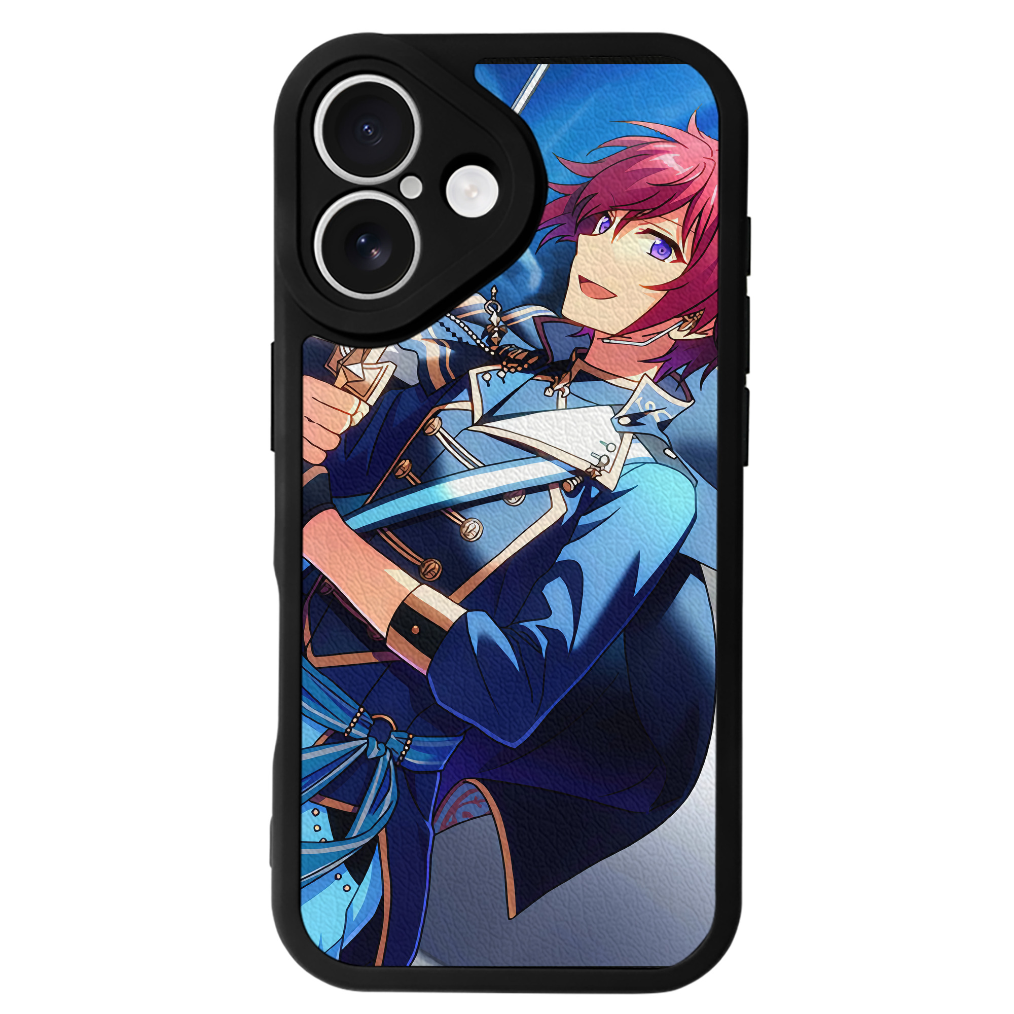 （画像用） あんさんぶるスターズ! Ensemble Stars 【iPhone 16シリーズ対応】シリコンスマホケース（レザー調） 材質：シリコン